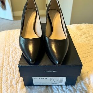 Cole Haan Black Leather Pumps Never Worn size 8